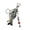 Color 1, variant on Dynamic Swinging Fish Shaped Keychain Dynamic Fish Charm Key Holder Handmade Fishing Enthusiast Unisex Bag Accessory