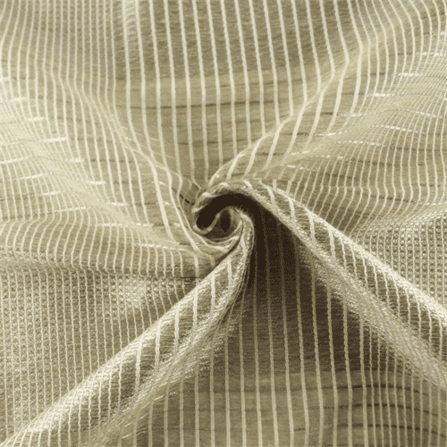 Gray Ivory Plaid Sheer Drapery Fabric Fabric By The Yard