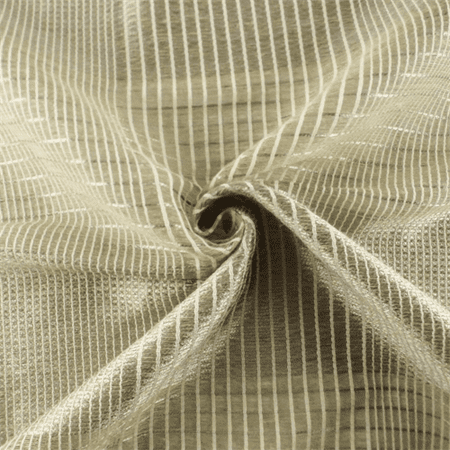 Gray Ivory Plaid Sheer Drapery Fabric Fabric By The Yard