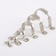 thumbnail image 4 of 0.2 Inch Rigid Hose Clamp x 160 Pieces Stainless Steel Tension Fastener Rigid Wire Mesh Clips for Pipe Fastening, 4 of 4