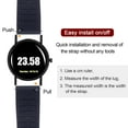 thumbnail image 5 of Uxcell Silicone Watch Band 22mm Soft Rubber Waterproof Watch Strap with Stainless Steel Buckle for Men Women, Deep Blue, 5 of 6