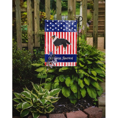 Caroline's Treasures Patriotic American 2-Sided Polyester 15 x 11 in. Garden Flag