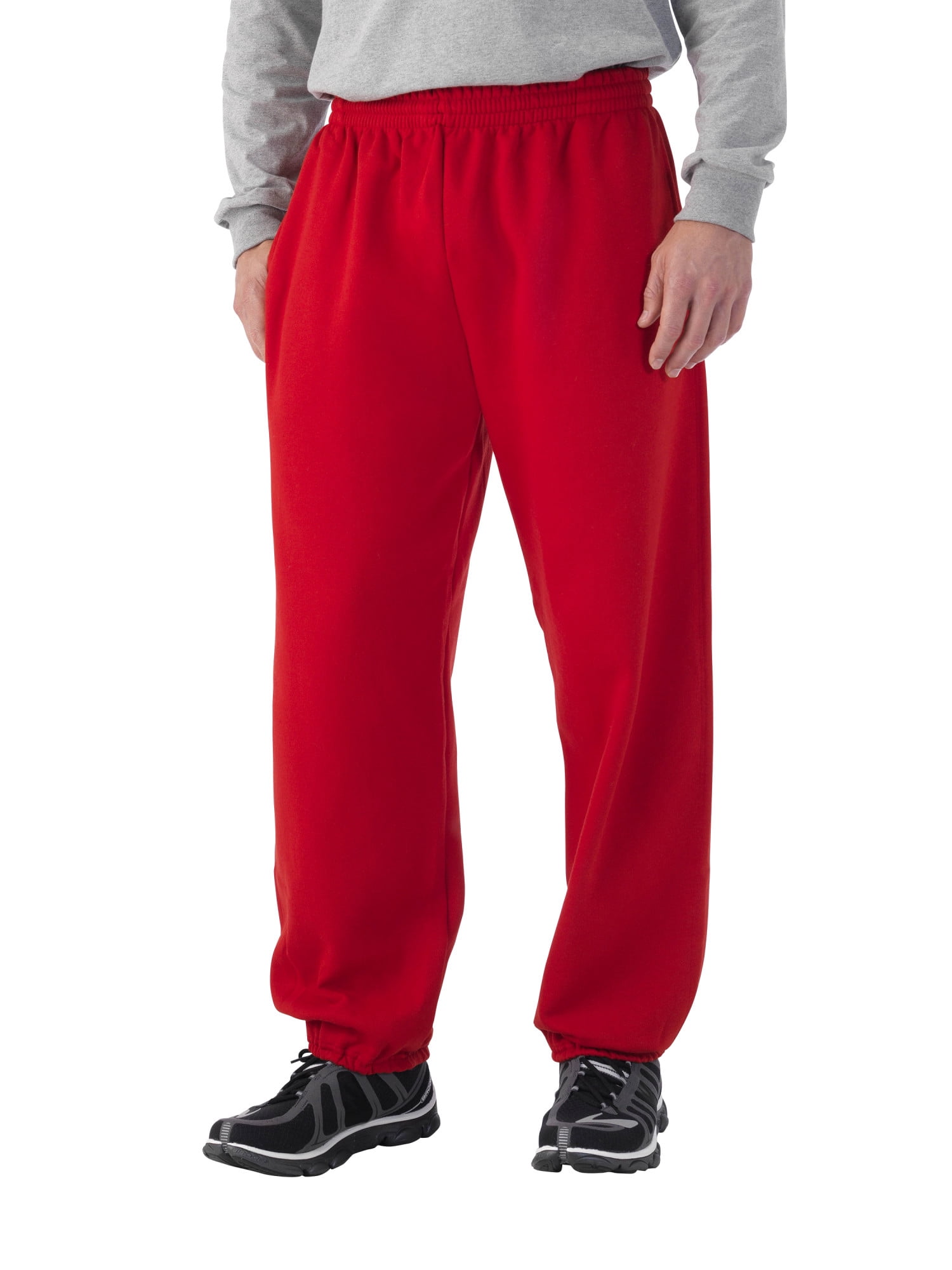 fruit of the loom men's and big men's eversoft elastic bottom sweatpants