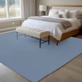 thumbnail image 5 of Area Rug 72×108in, Solid Pure Cyan Light Blue Floor Carpet Living Room Rug, Unadorned Single Color Art Non-Slip Welcome Mat Indoor Rugs for Bedroom Dining Room, 5 of 9