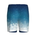 thumbnail image 2 of Haiem Christmas Snowflakes Men's Pajama Short with Soft Woven Cotton Elastic Waistband Sleep Short-3X-Large, 2 of 9