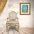 thumbnail image 3 of Boho Hue Studio 26x31 Gold Ornate Wood Framed with Double Matting Museum Art Print Titled - Orchid Flamingos, 3 of 4