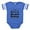Royal Blue, variant on CafePress - Skidaway Island Georgia - Cute Infant Baby Football Bodysuit