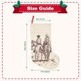 thumbnail image 3 of Goofa Cowboys Riding Horses for Christmas Stockings, 18inch Xmas Hanging Stocking Decorations for Christmas Party Family Decor, 3 of 7