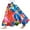 Blue, variant on LUOGENLI Skirt Women's Summer Printed Linen Wrap Skirt Elastic Waist A Line Boho Beach Skirt Flowy Long Maxi Skirt for Vacation Maxi Skirt Set Flowy Long Skirts for Women Trendy Blue XL