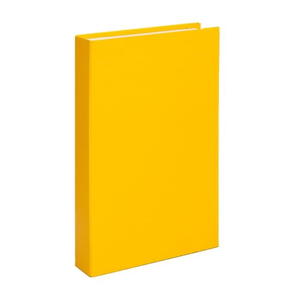 Toystoory Libro de simulación, decoración en blanco, accesorio de moda hecho a mano para el hogar, adorno para dormitorio, de centro de Decoración Amarillo 22*15.5*4.5
