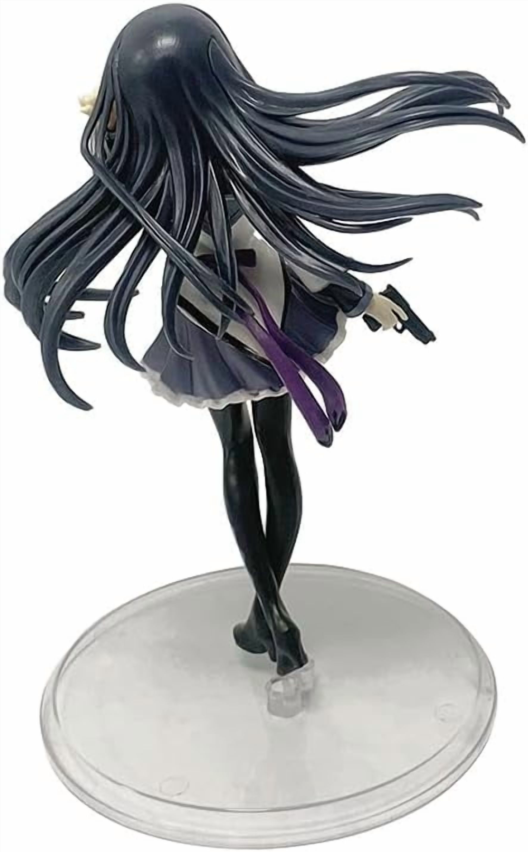 Newly Homura Akemi Figure Standing Holding A Gun Anime Figures 17cm/6.7inch Anime Character Statue Model Desktop Decoration Ornament Gifts
