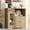 Wood color, variant on Home Kitchen Microwave Cabinets with Storage, Buffet Cabinet Sideboard with 3 Doors,1 Drawer and Adjustable Shelves, Pantry Storage Cabinet for Kitchen, Dining Room, Living Room, Hallway