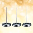 thumbnail image 2 of 3 Pcs Stianless Steel Menu Summons Fork Invoice Document Notes Metal Needle Folder Storage Products for Office Home Kitchen (Silver), 2 of 6