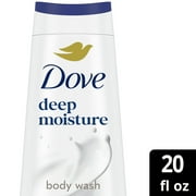 Dove Moisturizing Liquid Body Wash Cleanser for Women Deep Moisture, 20 oz