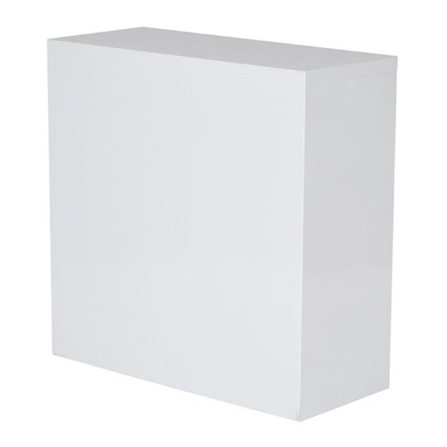 Scranton & Co Bibliothèque en Métal à 2 Tablettes, Blanc