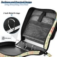 thumbnail image 4 of FORMRS Zipper Binder with Shoulder Strap 2-inch Ring 500 Sheet Capacity File Bag, Colorful Flower, 4 of 5