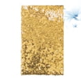 thumbnail image 2 of Tela de lentejuelas brillantes de 3 mm, fácil de cortar, ideal para hacer manteles, caminos de mesa y vestidos, 135 x 100 cm (dorada)., 2 of 7