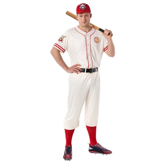 Morph Baseball Coach Men Costume Halloween Costume for Men White XX-Large