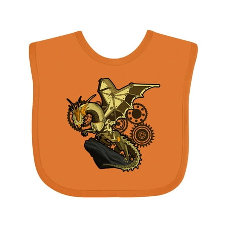 

Inktastic Steampunk Dragon Gift Baby Boy or Baby Girl Bib