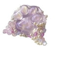 thumbnail image 2 of Handmade Cat Paw Soft and Fluffy for Stress Relief Kawaii Transparent Cat Paw Taba Soft Fidget Toys Party Favors Purple, 2 of 4