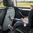 thumbnail image 5 of Cute Funny Cow Rainbow Clouds Mats Back Seat Protectors, Car Seat Protector Vehicle Organizers Waterproof Cover Back Seat Cover for Kids with 3 Storage Pockets 2 Pack, 5 of 5