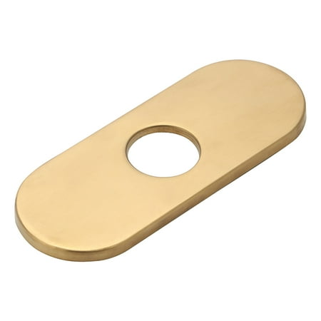 

Vanity Unused Stainless Steel 4inch Hole Cover Shield Faucet Plate Bathroom Sink