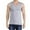 Gray, variant on Men's Summer Ice Silk Traceless Thin Breathable Pure Color V-neck Sleeveless