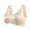 Beige, variant on Kaemgyyd Women's Satin Bralette Plus Size Silk Wirefree Padded Mesh Bra Breathable No Underwire Lift up Everyday Bras