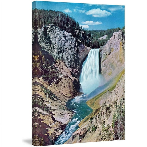 "Lower Falls" Painting Print on Wrapped Canvas