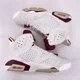thumbnail image 3 of A i r-Jor-dan 6 Retro "MAROON" 2015 - Size 8 - 384664 116 (13910-19), 3 of 6