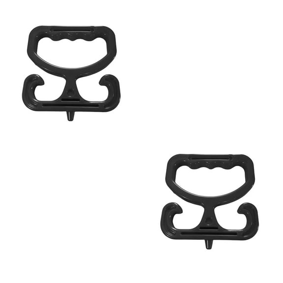 2Pcs Multi Purpose Heavy Duty Handle/Holder/Carrier - Grocery Bags Shopping Bags Propane Tanks Dry Cleaning Paint Cans 5-Gallon Buckets Durable 100 lbs per Grip