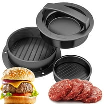 Burger Press Patty Maker Hamburger Mold Kit Easily Making Delicious Stuffed Burgers, Regular Beef Burger Patties