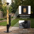 thumbnail image 5 of Aoodor Wood Pellet Heater with Rain Cap and Viewing Window for Patio Burning Flame, Portable Pellet Stove for Backyard, Camping, Beach, Garden, Balcony, 5 of 10