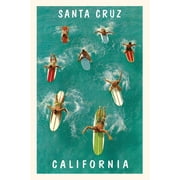 Pocket Sized - Found Image Press Journals: The Vintage Journal Surfers from Above, Santa Cruz, California (Paperback)