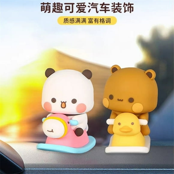 Originality Anime Figure Bubu Dudu Panda Bear Figure Beal Figure Doll Cartoon Collectible Model Toy Children‘S Surprise Gift QZX