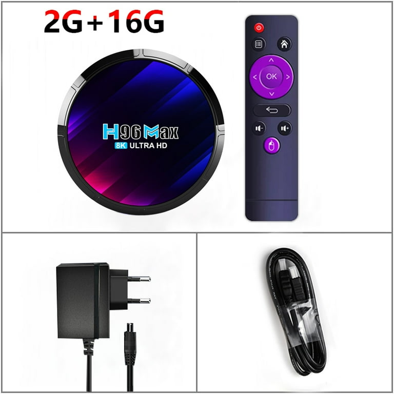 H96 Max RK3528 TV Box Android 13.0 2GB+16GB BT5.0 8K Smart Media Player  2.4G/5G Quad Core Wifi Set Top Box