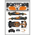 thumbnail image 3 of 2022 McLaren F1 MCL36 1:12 Scale 1:18 RC Car Radio Remote Control Toy Racing Car Model Auto Machine Gift for Kids Adults Rastar, 3 of 4