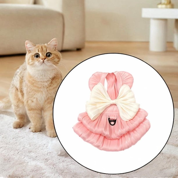 Vestido de princesa de perros, vestido de cachorro, ropa de verano suave, accesorios de fotos, cómodo disfraz de verano para fiesta, traje de mariposa