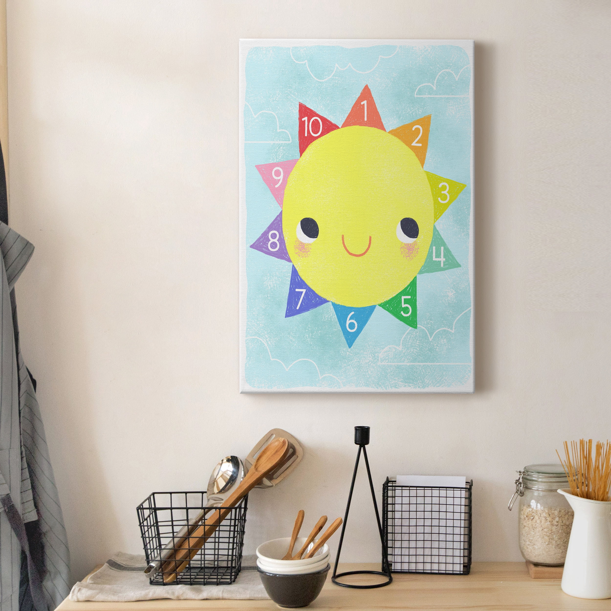 Counting Sun Premium Gallery Wrapped Canvas - Ready to Hang - 40 x 60