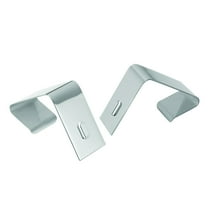 Quartet Partition Hook,2-1/2 in.H,1-1/2 in.W,PK2 7501