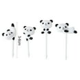thumbnail image 5 of Shoreew 16Pcs Fruit Fork Easy to Clean Cute Panda Shape Food Dessert Picks Food-grade Bento Picks for Children, 5 of 7