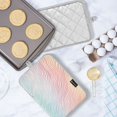 thumbnail image 5 of Yayeee Pot Holders Kitchen Heat Resistant with Pocket 7"x9.8" Cotton Oven Cooking Hot Pads, Wavy Striped, 5 of 7