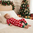 thumbnail image 6 of Family Pajamas Matching Set, Long Sleeve Shirt with Pants Plaid Sleepwear Loungewear, 6 of 9