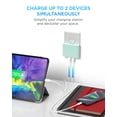 thumbnail image 2 of Cargador iHome Multiport USB-C AC Pro de 40 W, 2 puertos, bloque plano de 40 W, 2 of 7