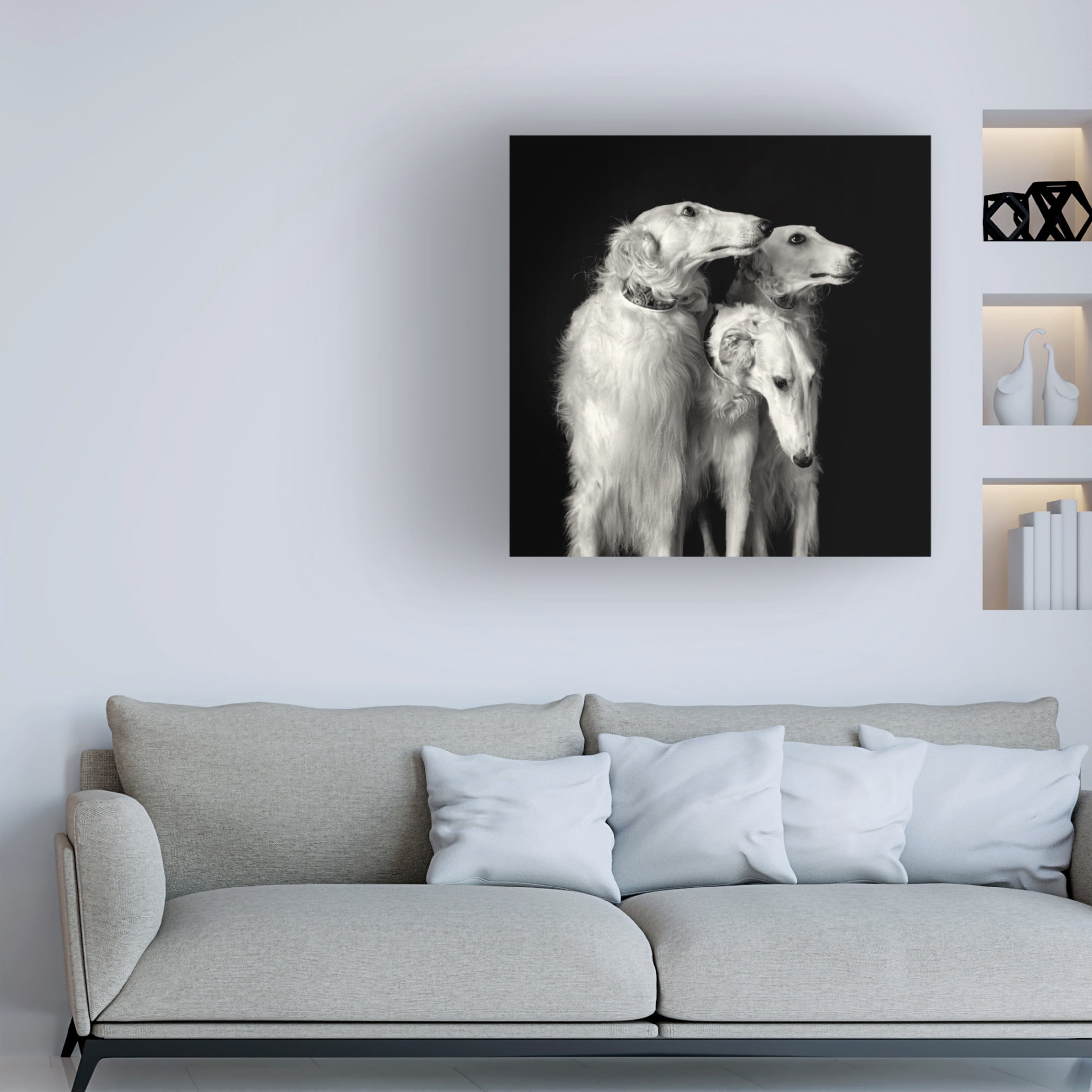 Trademark Fine Art Mieke Engelbos  3 of a kind Canvas Wall Art