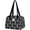 Black, variant on Insulated Reusable Lunch Tote Bag Durable lunch Box Container for Women Adult Men White