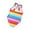 Multicolour, variant on Kids Girls Bathing Suit Swimsuit Cute Toddler Rainbow Stripes for Children Swimming Swimwear