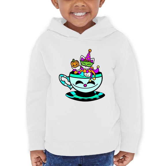 Jester In A Cup Hoodie Toddler -Rose Khan Designs,  5 Toddler