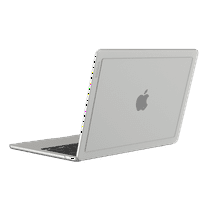 Incase Edge Hardshell with Makrolon® - MacBook Air 13 inch Case - 2025, 2024, 2023, 2022, M4, M3, M2 - MacBook Case, Laptop Cover, Protective Hard Shell, Scratch Resistant, Rubberized Feet - Clear