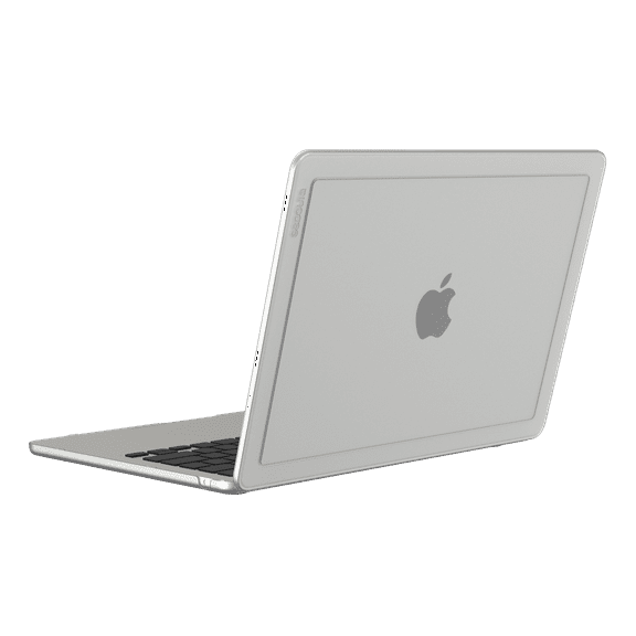 Incase Edge Hardshell with Makrolon® - MacBook Air 13 inch Case - 2025, 2024, 2023, 2022, M4, M3, M2 - MacBook Case, Laptop Cover, Protective Hard Shell, Scratch Resistant, Rubberized Feet - Clear